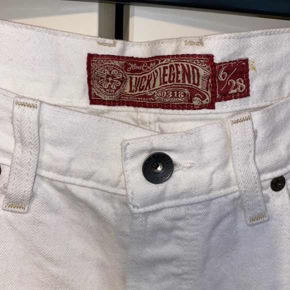 Lucky Brand Women's White Straight Leg Jeans 28 - Picture 2 of 14